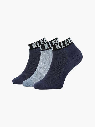 Calvin Klein Táskák & Kiegészítők HU585173 | Calvin Klein Logo Ankle Férfi Zokni Sötétkék